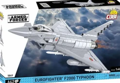 Cobi: Armed Forces - Eurofighter F2000 Typhoon Fighter Jet 1/48th Scale Building Block Construction Set (642 Pieces)