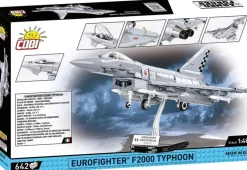 Cobi: Armed Forces - Eurofighter F2000 Typhoon Fighter Jet 1/48th Scale Building Block Construction Set (642 Pieces)