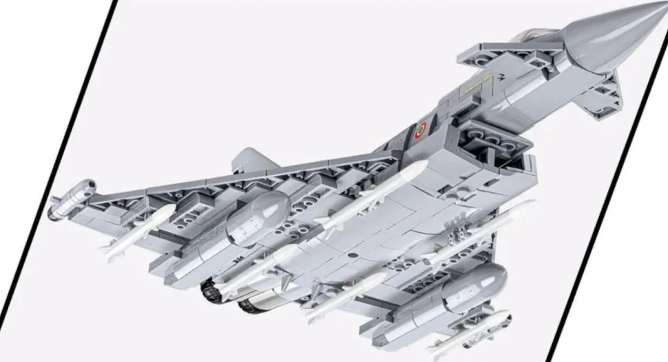 Cobi: Armed Forces - Eurofighter F2000 Typhoon Fighter Jet 1/48th Scale Building Block Construction Set (642 Pieces)