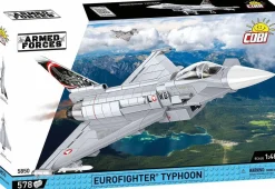 Cobi: Armed Forces - Eurofighter Typhoon Fighter Jet 1/48th Scale Building Block Construction Set (578 Pieces)