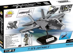Cobi: Armed Forces - F-35B Lightning II Fighter Jet 1/48th Scale Building Block Construction Set (594 Pieces)