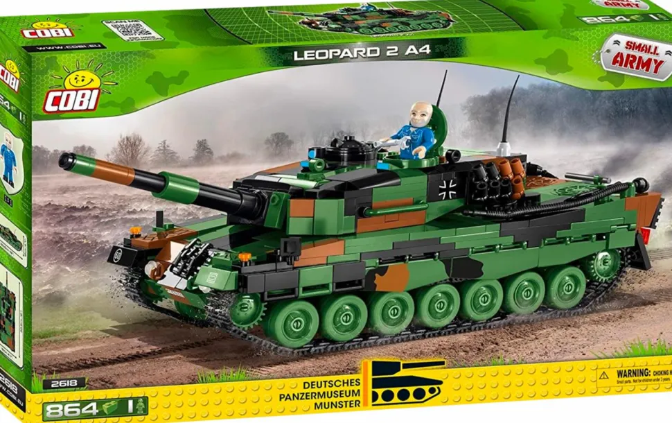 Cobi: Armed Forces - Leopard 2A4 Tank 1/35th Scale Construction Set (864 Pieces)