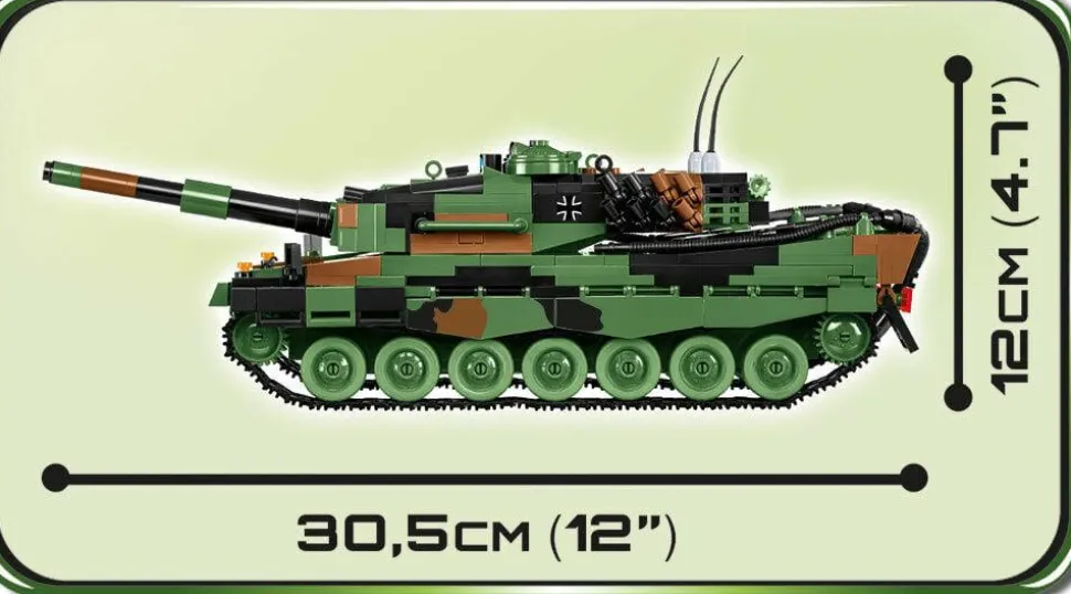 Cobi: Armed Forces - Leopard 2A4 Tank 1/35th Scale Construction Set (864 Pieces)