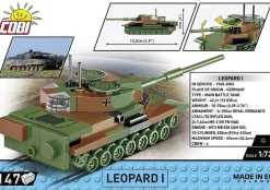 Cobi: Armed Forces - Leopard I Tank 1/72 Scale Building Block Construction Set (147 Pieces)