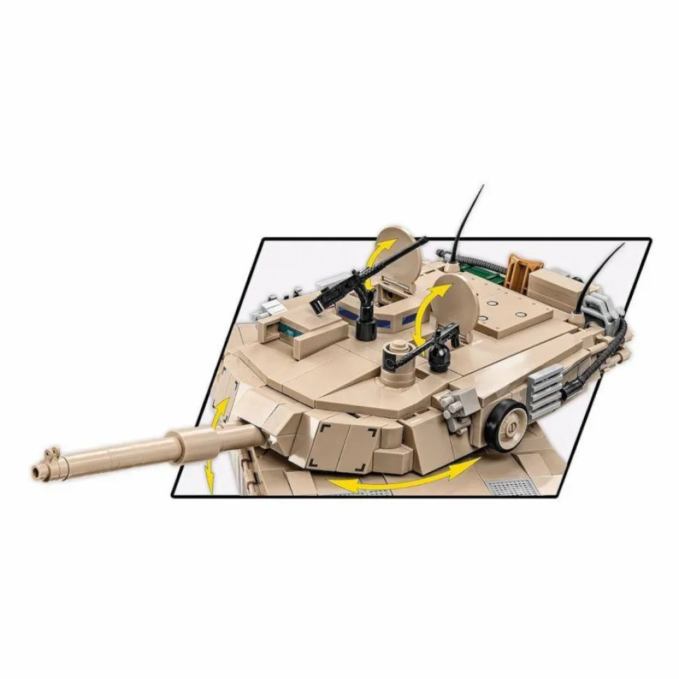 Cobi: Armed Forces - M1A2 Abrams Tank 1/35th Scale Building Block Construction Set (975 Pieces)