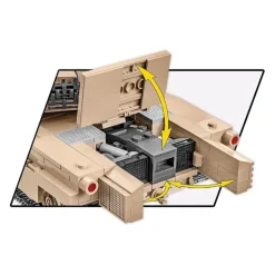 Cobi: Armed Forces - M1A2 Abrams Tank 1/35th Scale Building Block Construction Set (975 Pieces)