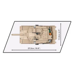 Cobi: Armed Forces - M1A2 Abrams Tank 1/35th Scale Building Block Construction Set (975 Pieces)