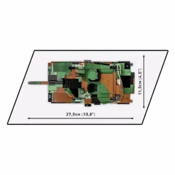 Cobi: Armed Forces - M1A2 SEPv3 Abrams Tank 1/35th Scale Building Block Construction Set (1017 Pieces)