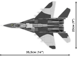 Cobi: Armed Forces - MiG-29 (Ukraine/Poland) Fighter Jet 2-In-1 1/48th Scale Building Block Construction Set (550 Pieces)