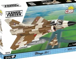 Cobi: Armed Forces - Mirage IIIC (Dassault License) Fighter Jet 1/48th Scale Building Block Construction Set (444 Pieces)