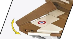 Cobi: Armed Forces - Mirage IIIC (Dassault License) Fighter Jet 1/48th Scale Building Block Construction Set (444 Pieces)