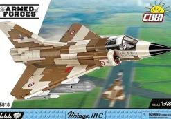 Cobi: Armed Forces - Mirage IIIC (Dassault License) Fighter Jet 1/48th Scale Building Block Construction Set (444 Pieces)