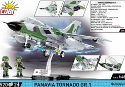 Cobi: Armed Forces - Panavia Tornado GR.1 Fighter Jet 1/48th Scale Building Block Construction Set (520 Pieces)