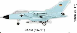 Cobi: Armed Forces - Panavia Tornado IDS Fighter Jet 1/48th Scale Building Block Construction Set (493 Pieces)