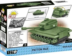 Cobi: Armed Forces - Patton M48 Tank 1/72 Scale Building Block Construction Set (127 Pieces)