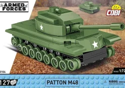 Cobi: Armed Forces - Patton M48 Tank 1/72 Scale Building Block Construction Set (127 Pieces)