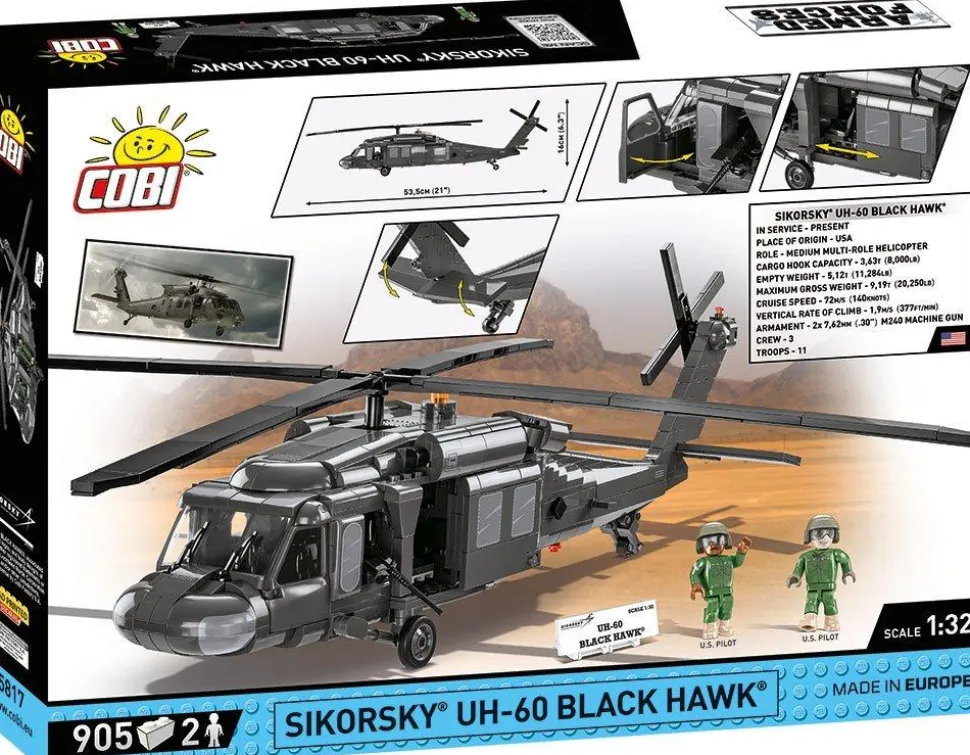 Cobi: Armed Forces - Sikorsky UH-60 Black Construction Set (410 pieces)