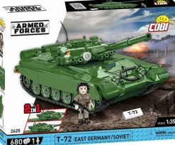 Cobi: Armed Forces - T-72 (East Germany/Soviet) Tank 2-in1 1/35th Scale Building Block Construction Set (680 Pieces)