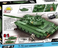Cobi: Armed Forces - T-72 (East Germany/Soviet) Tank 2-in1 1/35th Scale Building Block Construction Set (680 Pieces)