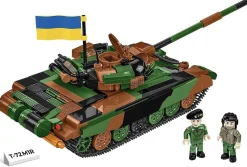 Cobi: Armed Forces - T-72 M1R (PL/UA) Tank 2-in-1 1/35th Scale Building Block Construction Set (724 Pieces)
