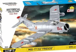 Cobi: Cold War - MiG-17 NATO Code "Fresco" Fighter Jet Historical Collection 1/32 Scale Building Block Construction Set (568 Pieces)