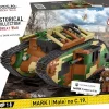 Cobi: Great War - Mark I (Male) no C.19. Tank Historical Collection 1/35th Scale Building Block Construction Set (878 Pieces)