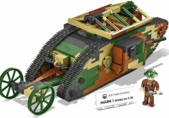 Cobi: Great War - Mark I (Male) no C.19. Tank Historical Collection 1/35th Scale Building Block Construction Set (878 Pieces)