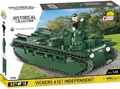 Cobi: Great War - Vickers A1E1 Independent Tank Historical Collection 1/35th Scale Building Block Construction Set (887 Pieces)