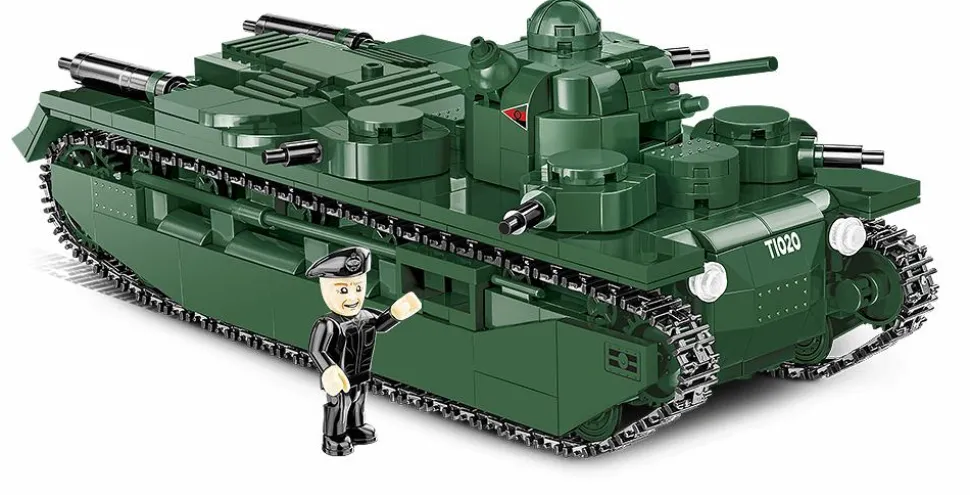 Cobi: Great War - Vickers A1E1 Independent Tank Historical Collection 1/35th Scale Building Block Construction Set (887 Pieces)