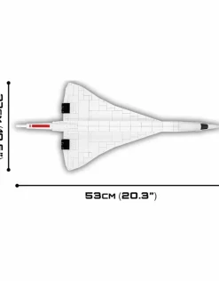 Cobi: Historical Collection - Concorde G-BBDG Passenger Jet 1/95th Scale Construction Set (455 Pieces)