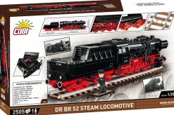 Cobi: Trains - DR BR 52 Steam Locomotive Train Historical Collection 1/35th Scale Building Block Construction Set (2505 Pieces)