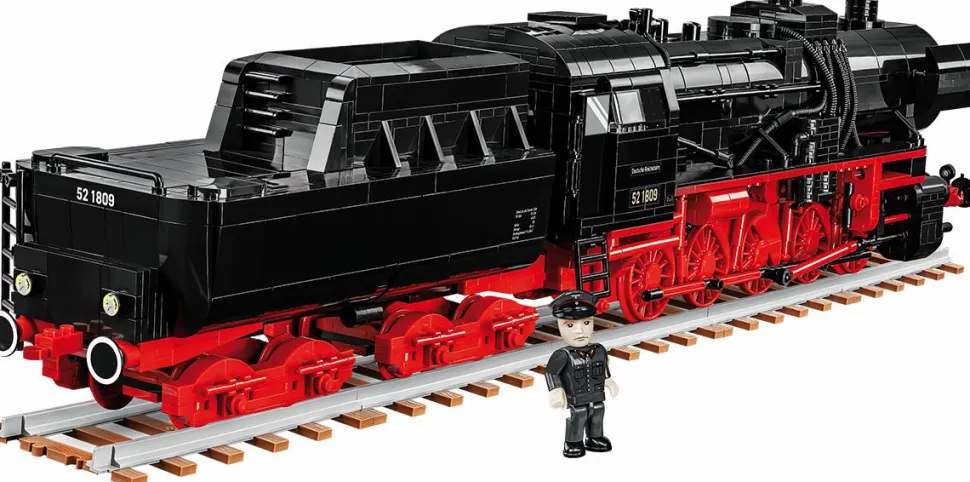 Cobi: Trains - DR BR 52 Steam Locomotive Train Historical Collection 1/35th Scale Building Block Construction Set (2505 Pieces)