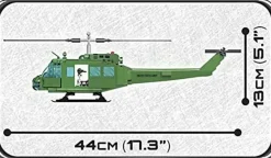 Cobi: Vietnam War - Air Cavalry Huey Military Helicopter 1/35th Scale Construction Set (405 Pieces)