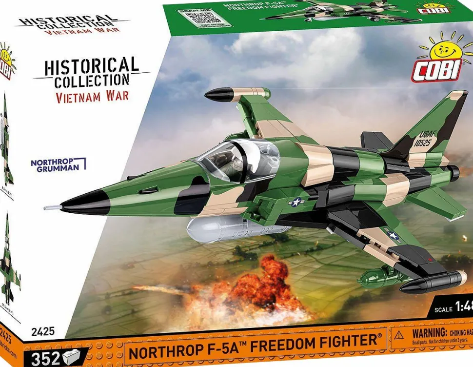 Cobi: Vietnam War - Northrop F-5A Freedom Fighter Historical Collection 1/48th Scale Building Block Construction Set (352 Pieces)