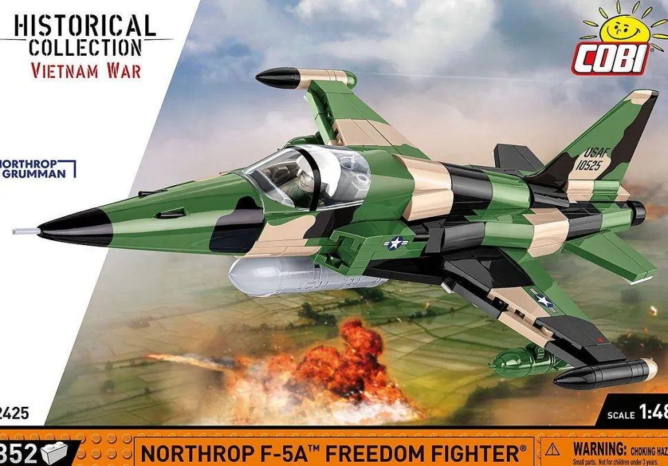 Cobi: Vietnam War - Northrop F-5A Freedom Fighter Historical Collection 1/48th Scale Building Block Construction Set (352 Pieces)