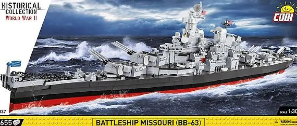 Cobi: World War II - Battleship Missouri (BB-63) Construction Set (2640 pieces)