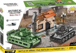 Cobi: World War II - Battle of Arras 1940 Matilda II vs. Panzer 38(t) Tank Historical Collection 1/35th Scale Building Block Construction Set (1015 Pieces)