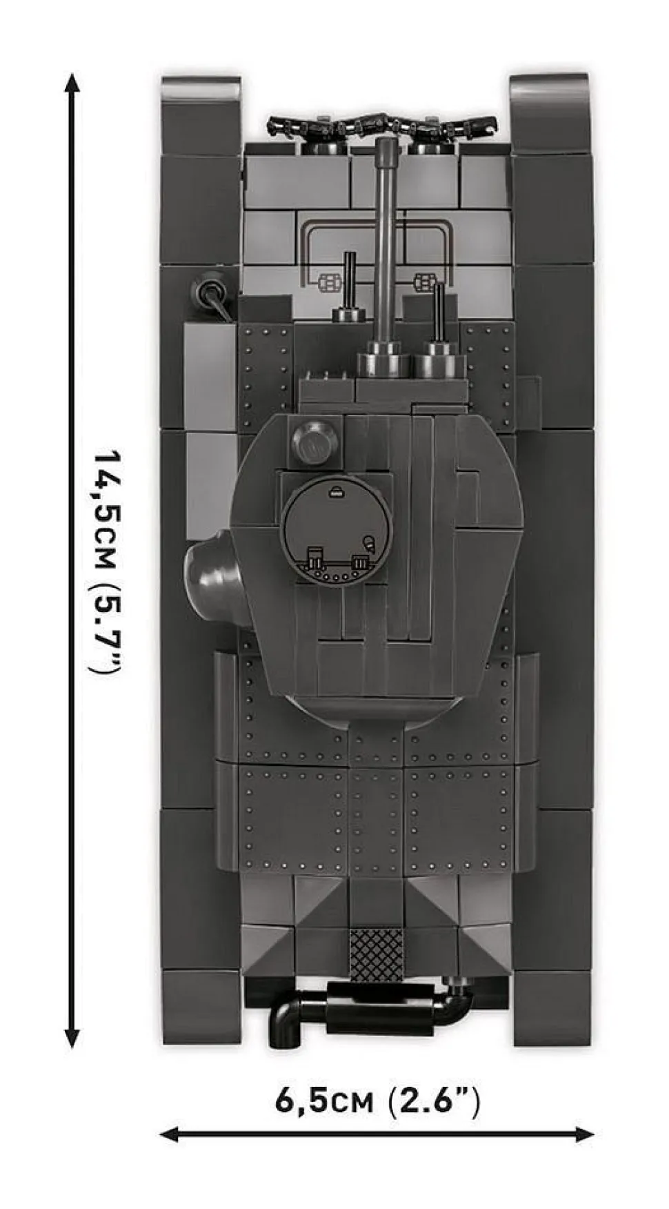 Cobi: World War II - Battle of Arras 1940 Matilda II vs. Panzer 38(t) Tank Historical Collection 1/35th Scale Building Block Construction Set (1015 Pieces)