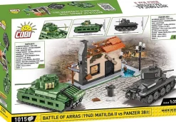 Cobi: World War II - Battle of Arras 1940 Matilda II vs. Panzer 38(t) Tank Historical Collection 1/35th Scale Building Block Construction Set (1015 Pieces)