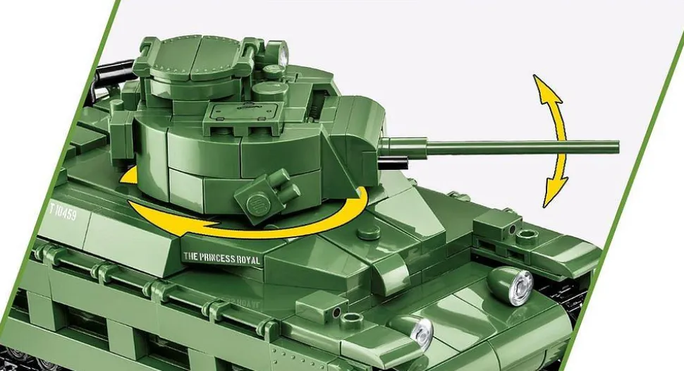 Cobi: World War II - Battle of Arras 1940 Matilda II vs. Panzer 38(t) Tank Historical Collection 1/35th Scale Building Block Construction Set (1015 Pieces)