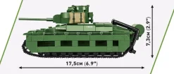Cobi: World War II - Battle of Arras 1940 Matilda II vs. Panzer 38(t) Tank Historical Collection 1/35th Scale Building Block Construction Set (1015 Pieces)