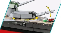 Cobi: World War II - Battleship Tirpitz Historical Collection 1/300th Scale Building Block Construction Set (2810 Pieces)