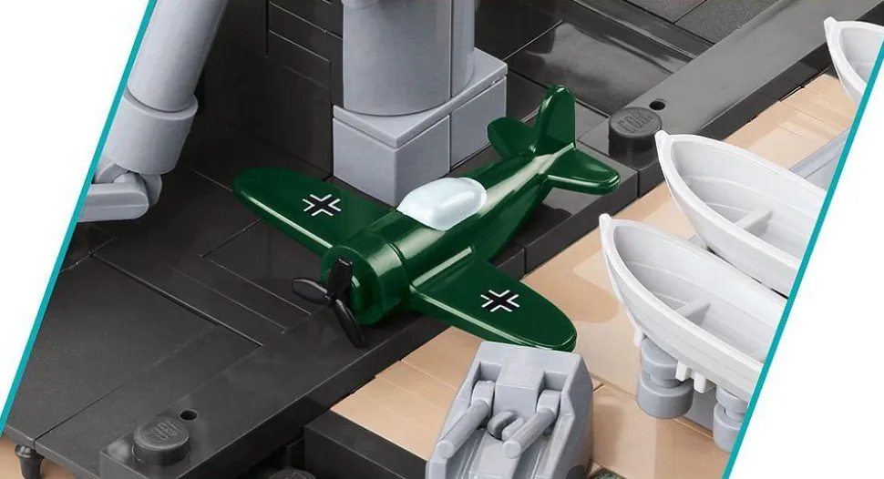 Cobi: World War II - Battleship Tirpitz Historical Collection 1/300th Scale Building Block Construction Set (2810 Pieces)