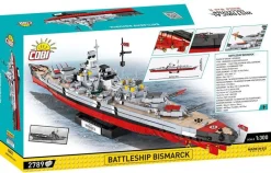 Cobi: World War II - Battleship Bismarck Historical Collection 1/300th Scale Building Block Construction Set (2789 Pieces)