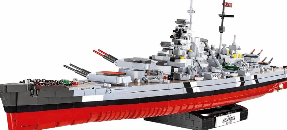 Cobi: World War II - Battleship Bismarck Historical Collection 1/300th Scale Building Block Construction Set (2789 Pieces)