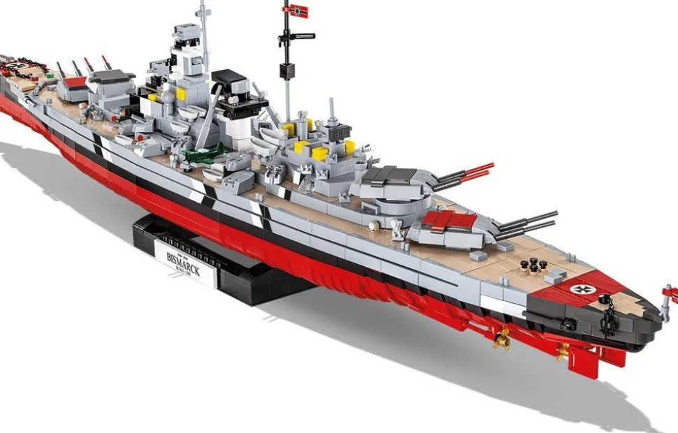 Cobi: World War II - Battleship Bismarck Historical Collection 1/300th Scale Building Block Construction Set (2789 Pieces)