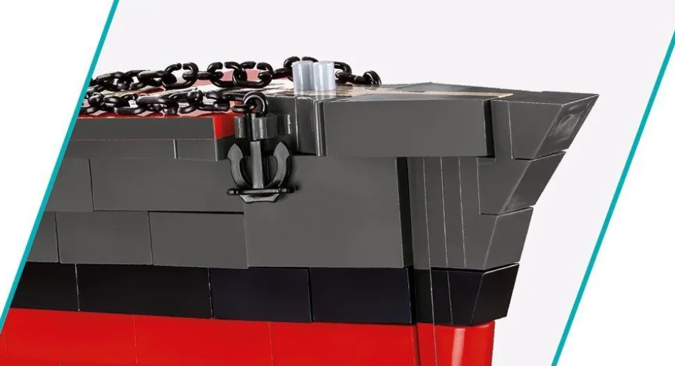 Cobi: World War II - Battleship Bismarck Historical Collection 1/300th Scale Building Block Construction Set (2789 Pieces)