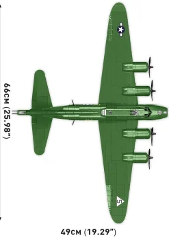Cobi: World War II - Boeing B-17G Flying Fortress Heavy Bomber Plane Historical Collection 1/48th Scale Building Block Construction Set (1210 Pieces)