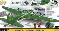 Cobi: World War II - Boeing B-17G Flying Fortress Heavy Bomber Plane Historical Collection 1/48th Scale Building Block Construction Set (1210 Pieces)