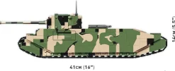 Cobi: World War II - British Tog 11 Super Heavy Tank Construction Set (1230 pieces)